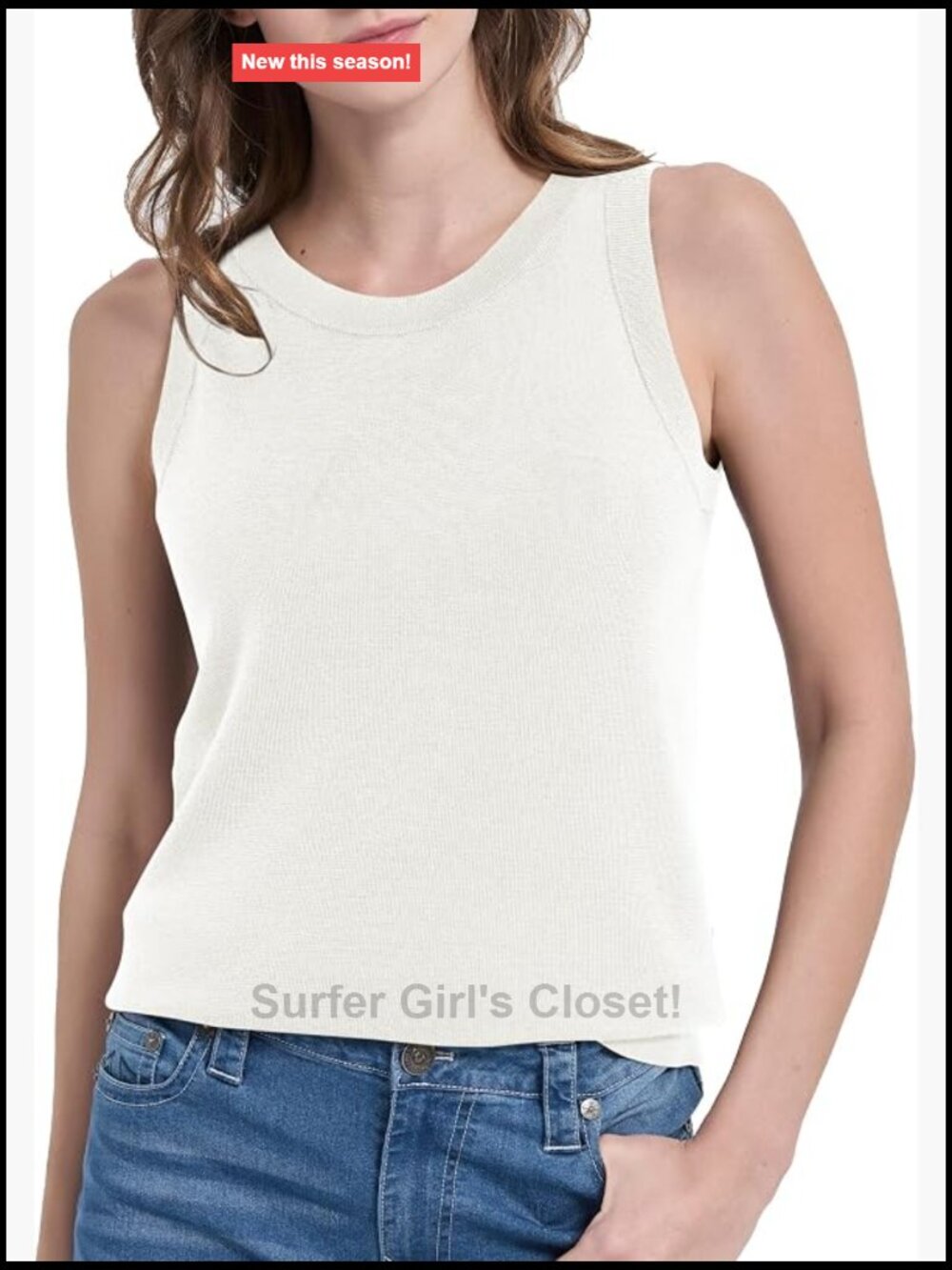 100% Merino Wool Sleeveless Sweater Vest Women's Tank
